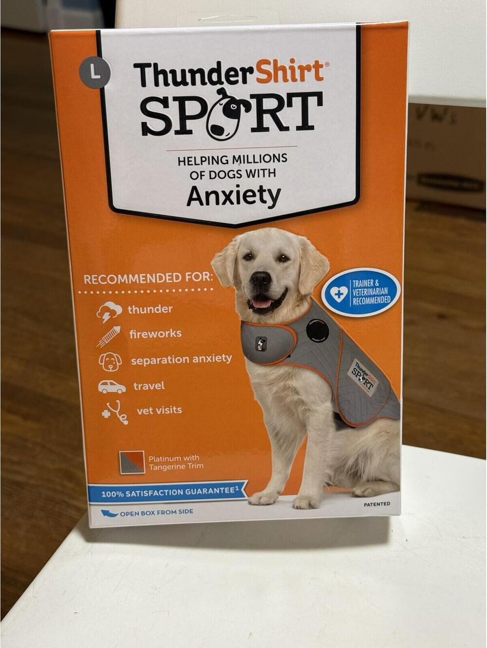 ThunderShirt Sport Anxiety Vest for Dogs Large